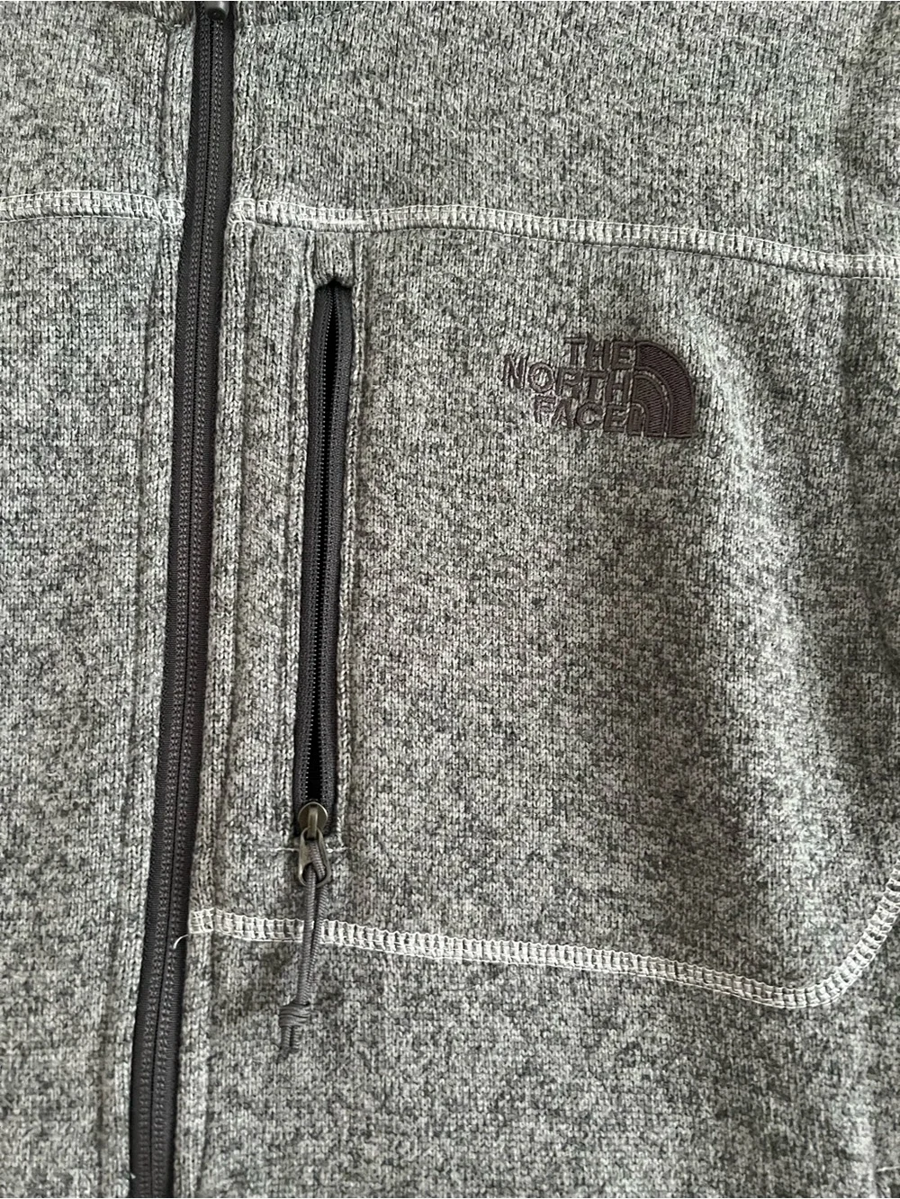 The North Face soft grey